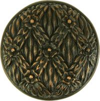 Edgar Berebi Regina Knob In Oil Rub Bronze Plate 9636-44