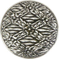 Edgar Berebi Regina Knob In Burnished Silver Plate 9636-6