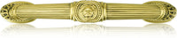 6'' cc Empire Pull W/ Horizontal Lion Motif, Florentine Gold Finish 9717FG