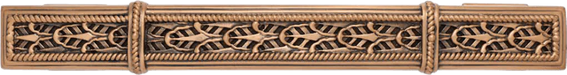 Carlisle Curved 5'' cc Pull, Museum Gold Finish 9721/1