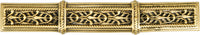 Carlisle Curved 5'' cc Pull, Museum Gold Finish 9721/1