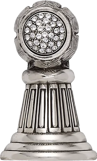 Verona 10'' cc Appliance Pull, 3/4'' Handle, Decorated With Swarovski® Clear Crystal, Burnished Silver Finish 9741/10/16