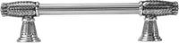 Verona 10'' cc Appliance Pull, 3/4'' Handle, Decorated With Swarovski® Clear Crystal, Burnished Silver Finish 9741/10/16