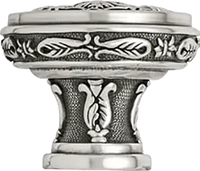 Giverny Knob, Burnished Silver 9853/6