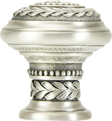 Kingston Knob, Matte Silver 9866MS