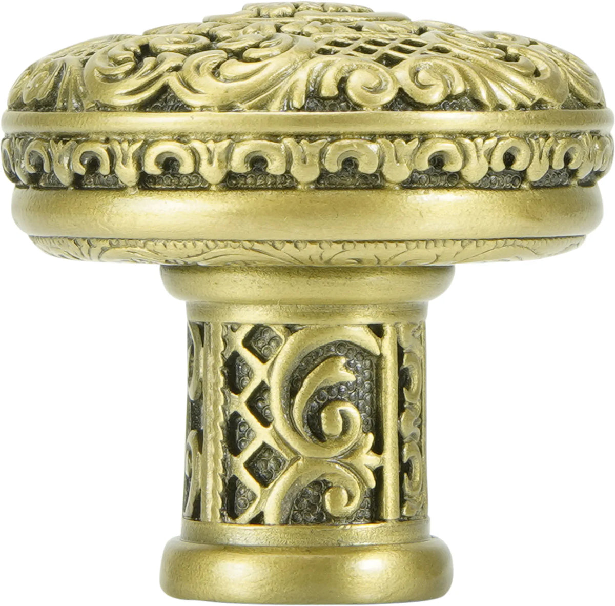 Monterey Knob, Florentine Gold Plate 9870FG