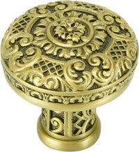 Monterey Knob, Florentine Gold Plate 9870FG