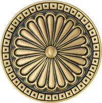 Edgar Berebi Lakewood Knob In Museum Gold Plate 9887-1