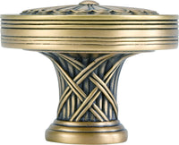 Edgar Berebi Lakewood Knob In Museum Gold Plate 9887-1