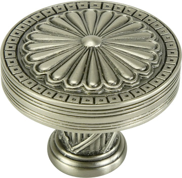 Edgar Berebi Lakewood Knob In Antique Nickel Plate 9887AN