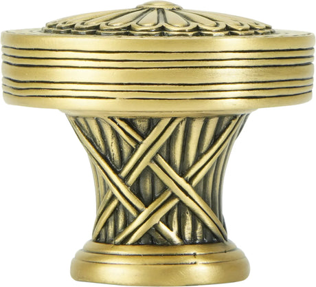 Edgar Berebi Lakewood Knob In Museum Gold Plate 9895-1