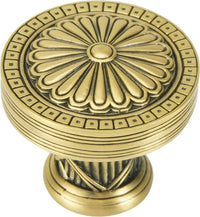 Edgar Berebi Lakewood Knob In Museum Gold Plate 9895-1