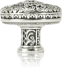 Monterey Knob Burnish Silver Finish 9897/6