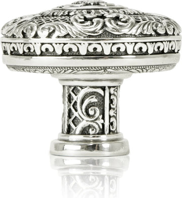 Monterey Knob Burnish Silver Finish 9897/6