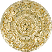 Edgar Berebi Monterey Knob In Satin Gold Plate 9897SG