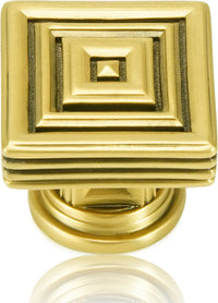 Innsbruck Square Knob Florentine Gold Finish 9905FG