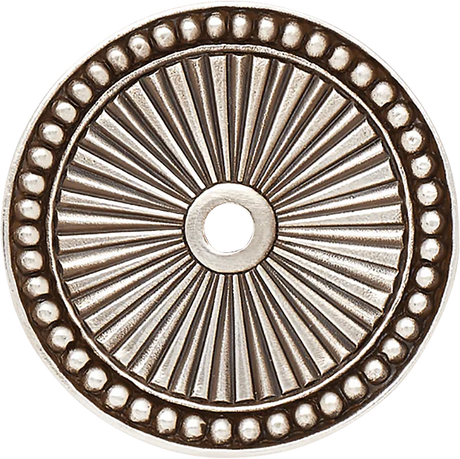 Chesapeake Back Plate, Burnished Silver Finish 9978-6