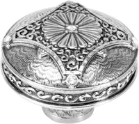 Bristol Knob, Decorated With Swarovski® Crystals, Burnished Silver X7143/16