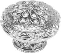 Newport Knob, Decorated With Swarovski® Crystals, Burnished Silver X7346/16