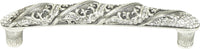 Portland 5'' cc Pull, Decorated With Swarovski® Crystals, Burnished Silver X7926/16