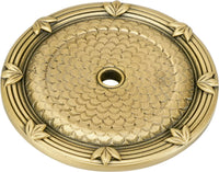 Newport Back Plate, Museum Gold Plate X8320/1