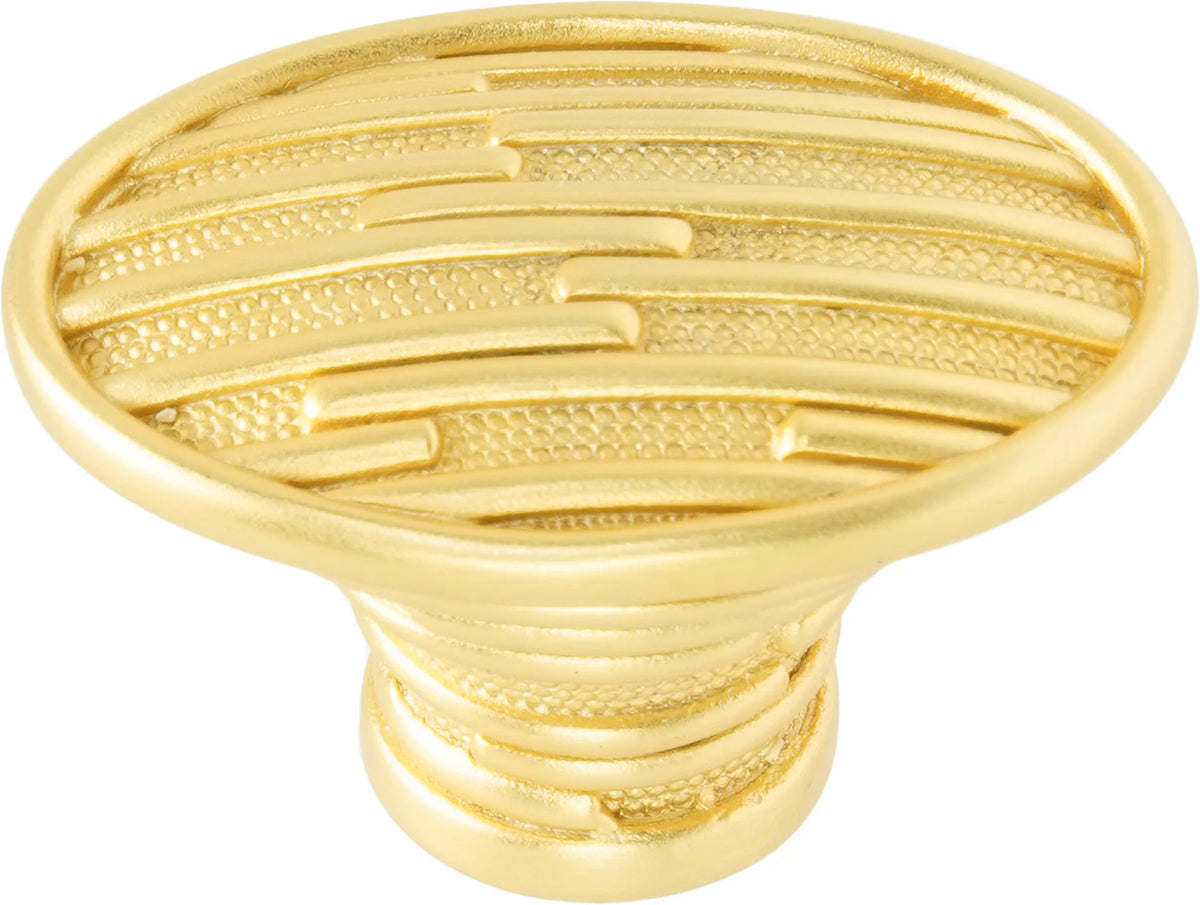 Urban Metro Newbury Knob, Satin Gold Plate 100831/SG
