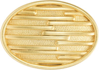 Urban Metro Newbury Knob, Satin Gold Plate 100831/SG