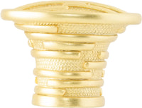 Urban Metro Newbury Knob, Satin Gold Plate 100841/SG