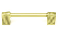 Urban Metro Oxford 4'' cc Knob-pull, Burnish Brass Plate 101374/BB
