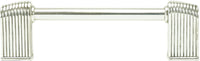 Urban Metro Oxford 4'' cc Knob-pull, Burnish Silver Plate 101374/BS