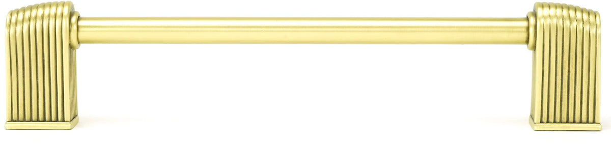 Urban Metro Oxford 6'' cc Pull, Burnish Brass Plate 101376/BB