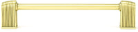Urban Metro Oxford 6'' cc Pull, Burnish Brass Plate 101376/BB
