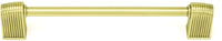 Urban Metro Oxford 6'' cc Pull, Burnish Brass Plate 101376/BB