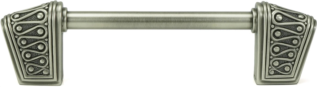 Urban Metro Rivoli 4'' cc Knob-pull, Antique Nickel Plate 101384/AN