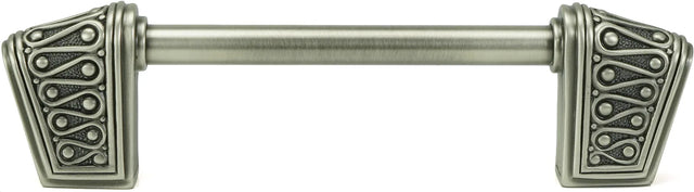 Urban Metro Rivoli 4'' cc Knob-pull, Antique Nickel Plate 101384/AN