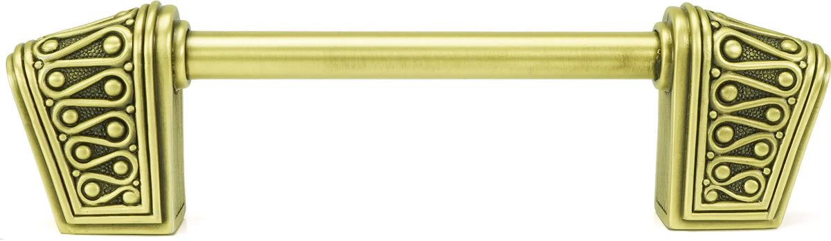 Urban Metro Rivoli 4'' cc Knob-pull, Burnish Brass Plate 101384/BB