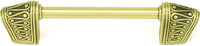 Urban Metro Rivoli 4'' cc Knob-pull, Burnish Brass Plate 101384/BB