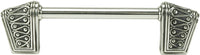 Urban Metro Rivoli 4'' cc Knob-pull, Burnish Silver Plate 101384/BS