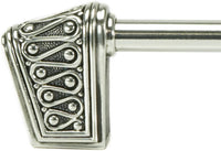 Urban Metro Rivoli 4'' cc Knob-pull, Burnish Silver Plate 101384/BS