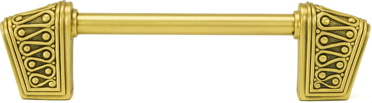 Urban Metro Rivoli 4'' cc Knob-pull, Museum Gold Plate 101384/MG