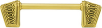 Urban Metro Rivoli 4'' cc Knob-pull, Museum Gold Plate 101384/MG