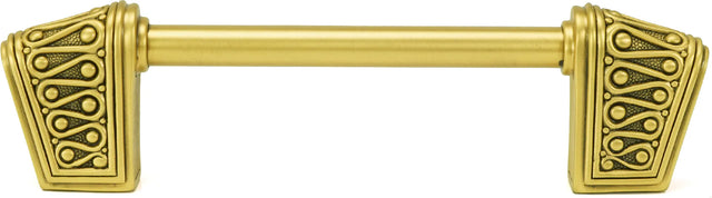 Urban Metro Rivoli 4'' cc Knob-pull, Museum Gold Plate 101384/MG
