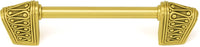 Urban Metro Rivoli 4'' cc Knob-pull, Museum Gold Plate 101384/MG