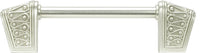 Urban Metro Rivoli 4'' cc Knob-pull, Satin Nickel Plate 101384/SN