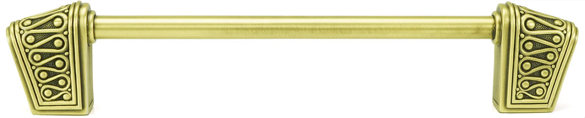 Urban Metro Rivoli 6'' cc Pull, Burnish Brass Plate 101386/BB