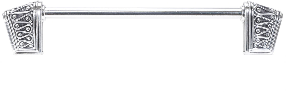 Urban Metro Rivoli 6'' cc Pull, Burnish Silver Plate 101386/BS