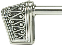 Urban Metro Rivoli 8'' cc Pull, Burnish Silver Plate 101388/BS