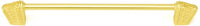 Urban Metro Rivoli 8'' cc Pull, Satin Gold Plate 101388/SG