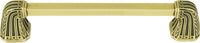 Urban Metro Saville 6'' cc Pull, Burnish Brass Plate 101436/BB
