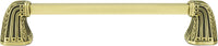 Urban Metro Saville 6'' cc Pull, Burnish Brass Plate 101436/BB